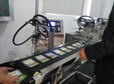Китай 4 линии принтеры еды промышленные используемые непрерывные струйные для номера серии датируют печатание поставщик